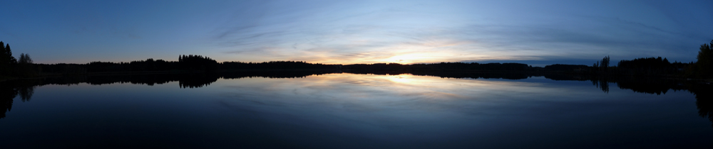 Panorama Sunset Elbsee(Allgäu)