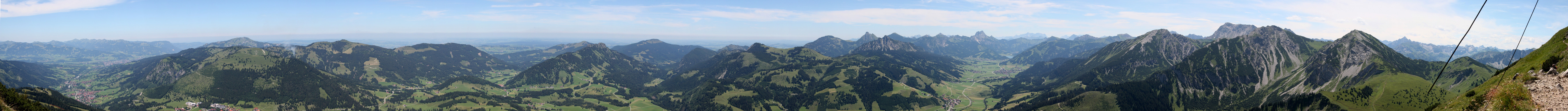 Panorama Tannheimer Tal