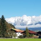 Panorama Tennengebirge,Langebrücke.