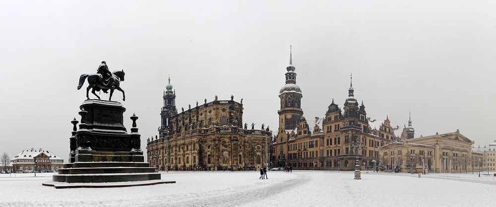 Panorama Theaterplatz Dresden