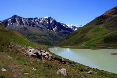 Panorama Traumhaft, Der Rifflsee im Pitztal (Tirol)