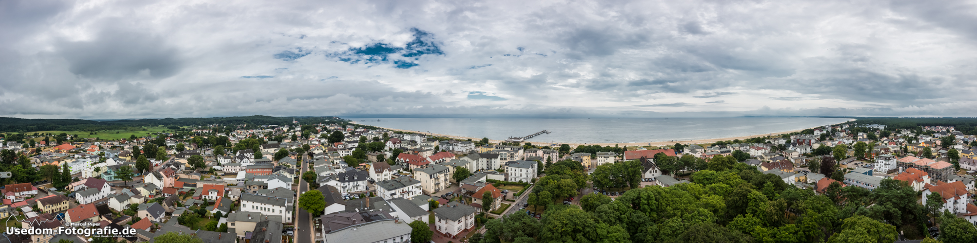 Panorama über Ahlbeck