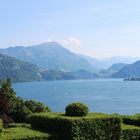 Panorama über dem Vierwaldstättersee ...