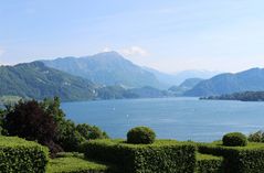 Panorama über dem Vierwaldstättersee ...