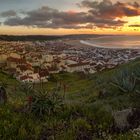 Panorama: Über den Dächern von Nazaré (Portugal)