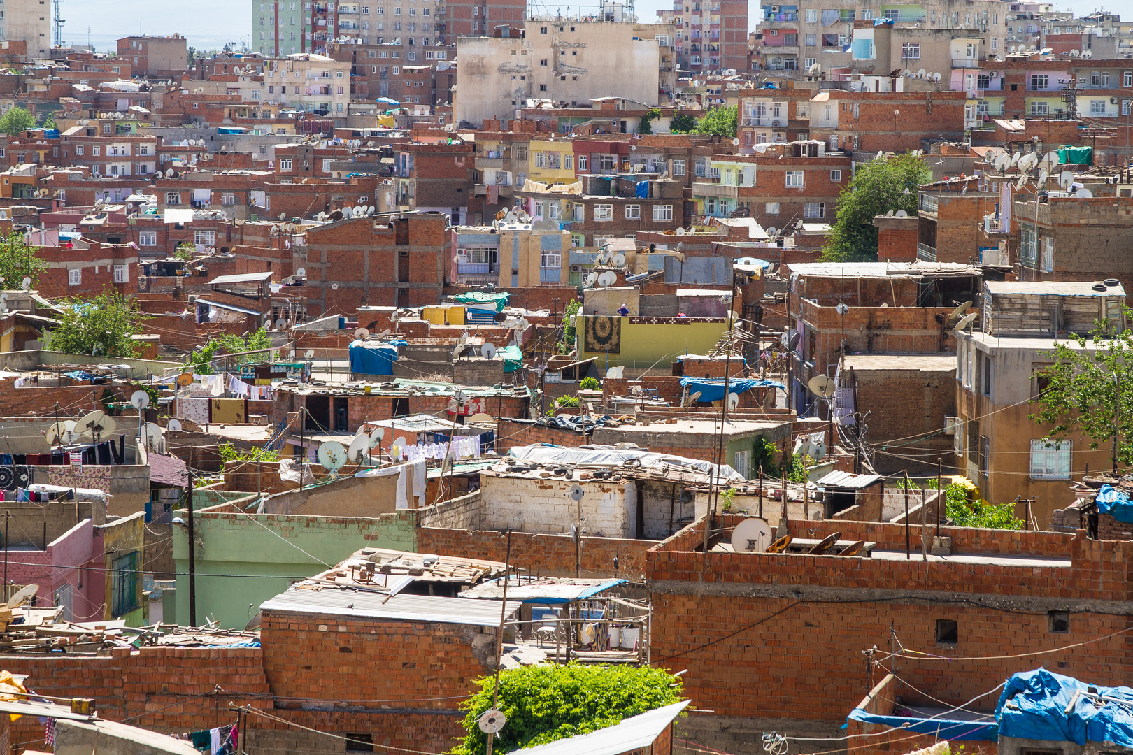 Panorama über die Dächer von Diyarbakir