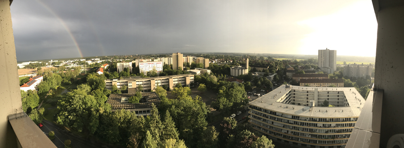 Panorama über Erlangen Bruck