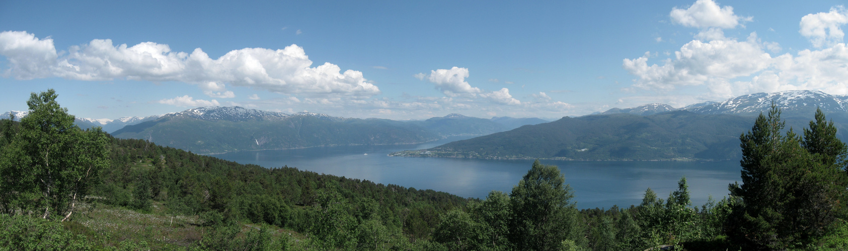 Panorama über Mari an Sognefjord