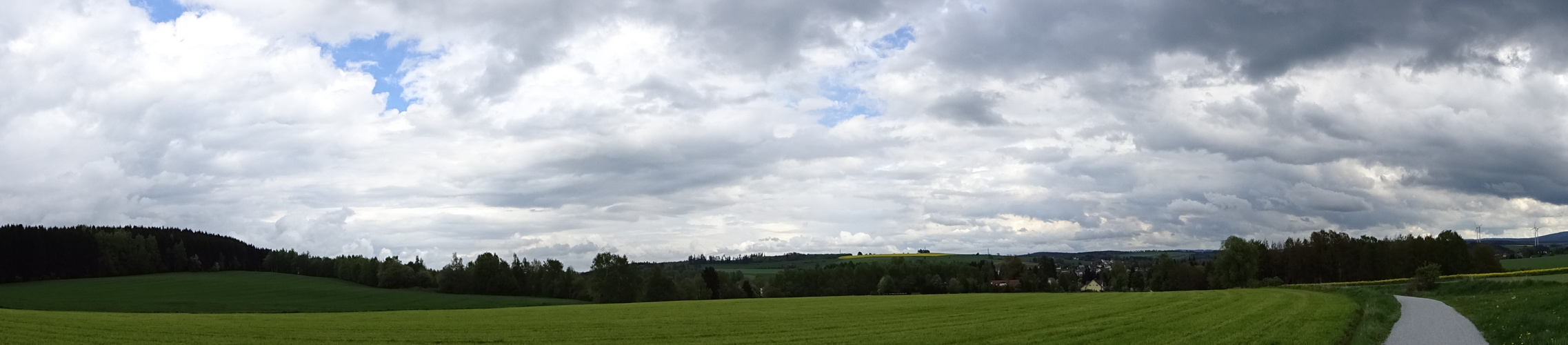 Panorama über Oberkotzau