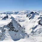 Panorama über Ötztaler und Stubaier Alpen