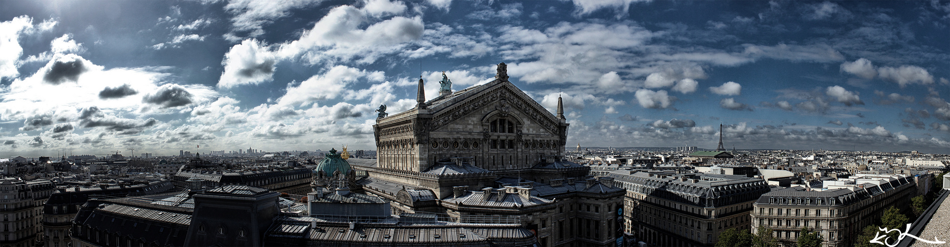 Panorama über Paris