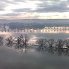 Panorama übers Hochwasser