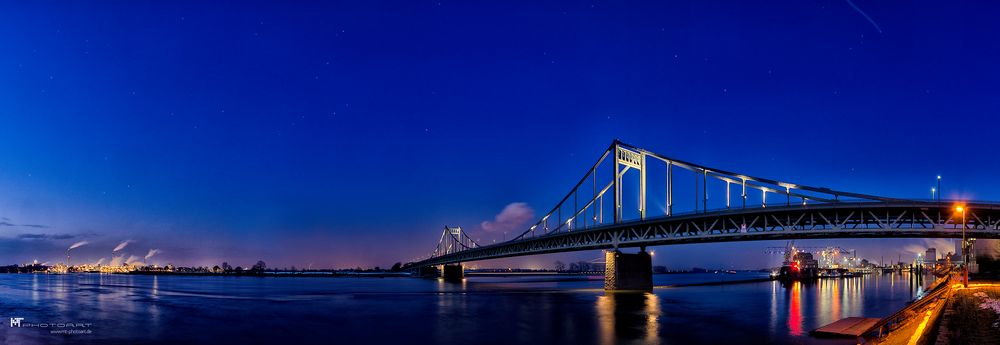 Panorama: Uerdinger-Brücke