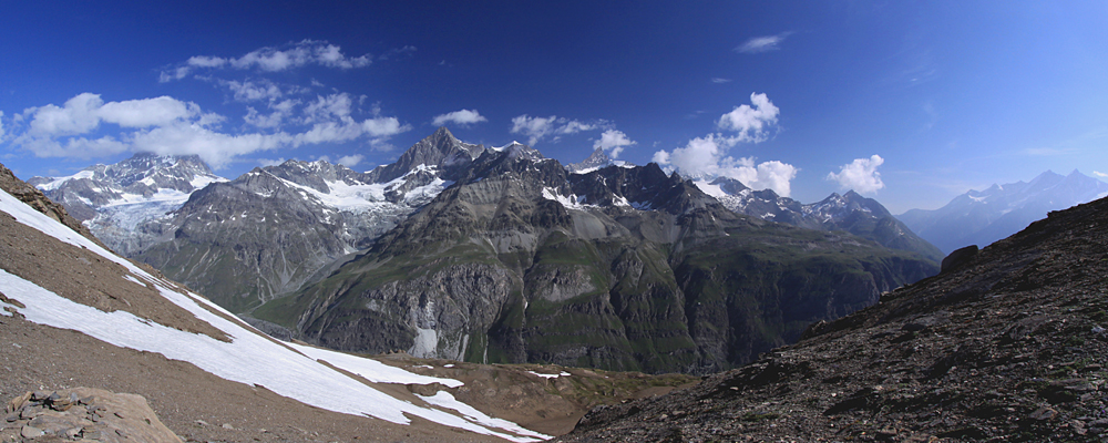 Panorama um das Zinalrothorn