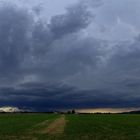 Panorama Unwetter über Mühldorf 22.06.2021 