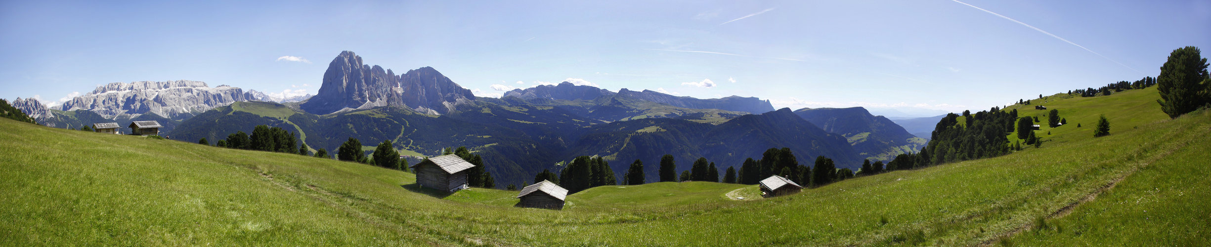 Panorama Val Gardena Gröden