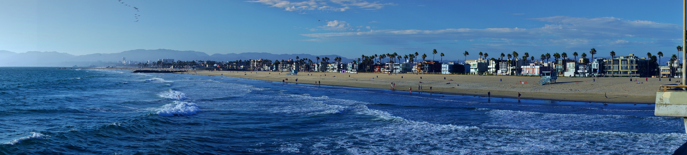 Panorama Venice Beach, Los Angeles, CA