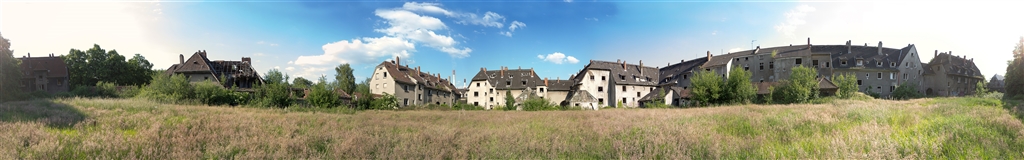 Panorama: Verlassenes Dorf in NRW