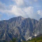 Panorama verso le cave di marmo