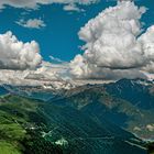 Panorama view at Passo die Pennes