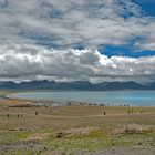 Panorama view at the Namtso