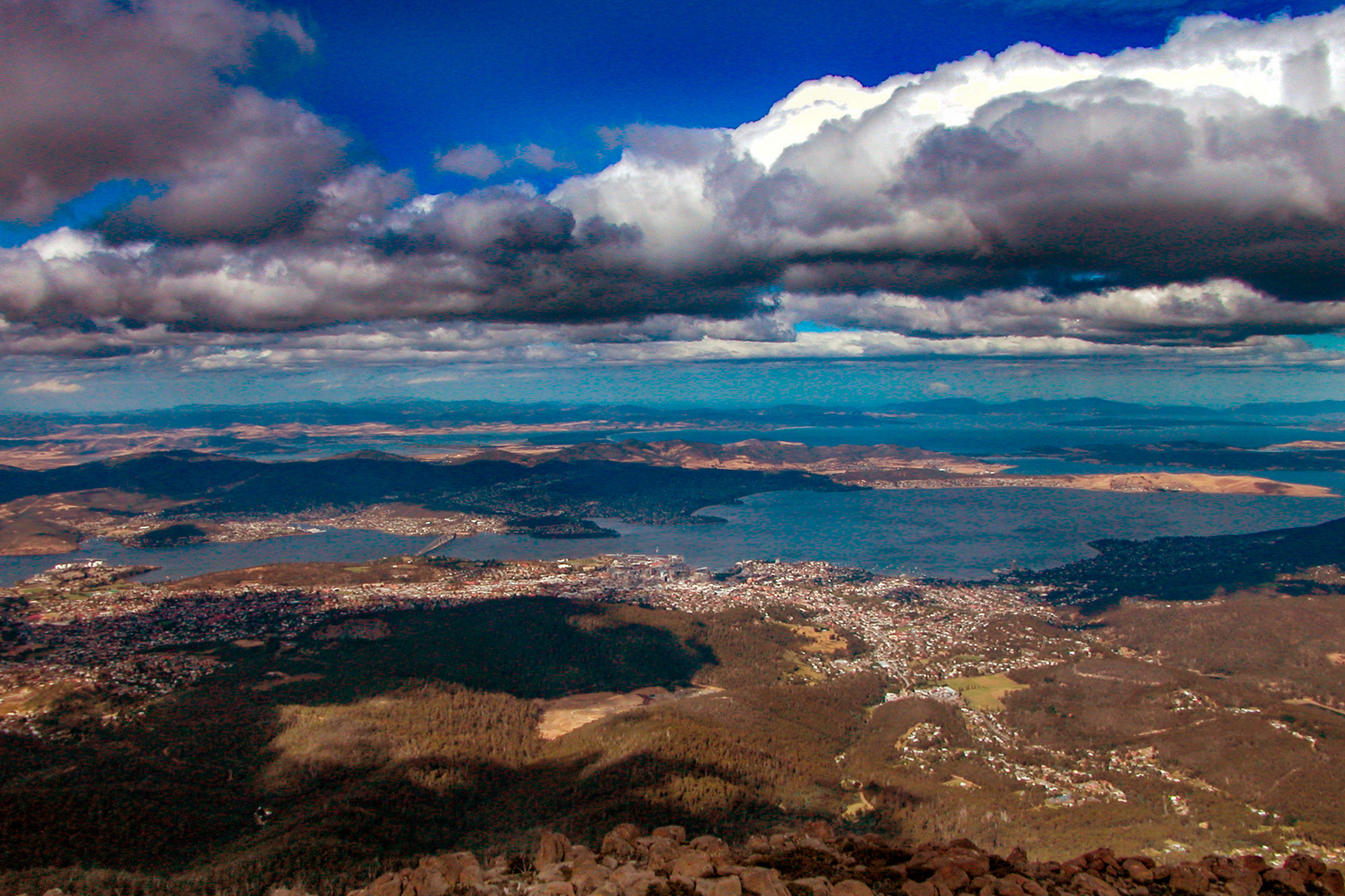 Panorama view from Wellington Mountain