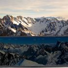 Panorama vom Aguille du Midi auf 3842m