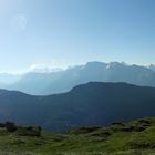 Panorama vom Aletschgletscher bis zum Matterhorn