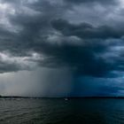 Panorama vom Ammersee mit Gewitter