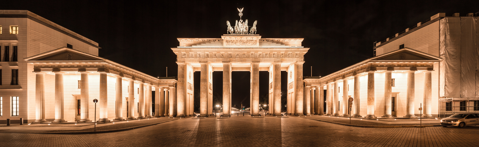 Panorama vom Brandenburger Tor