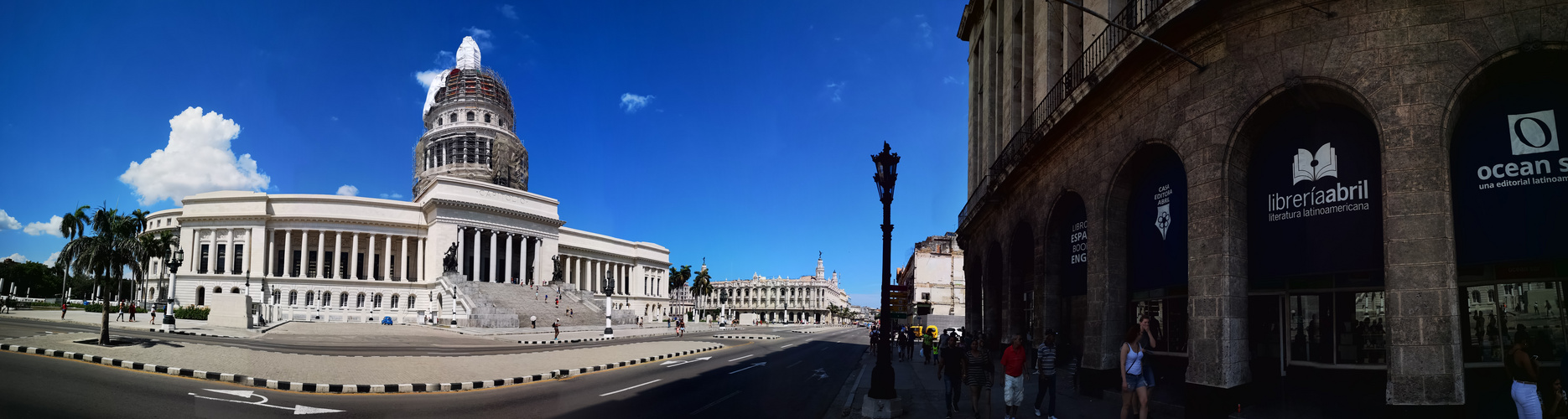 Panorama vom Capitol in Havanna