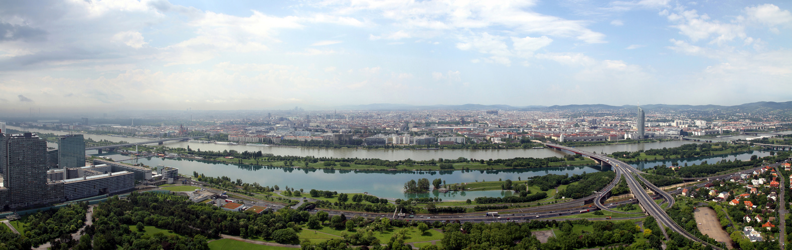Panorama vom Donauturm