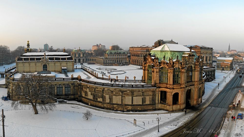 Panorama vom Dresdner Zwinger