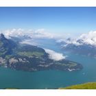 Panorama Vom Fronalpstock Richtung Urner Berge und Luzern