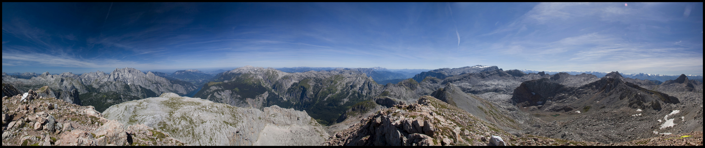 Panorama vom Funtenseetauern aus gesehen.