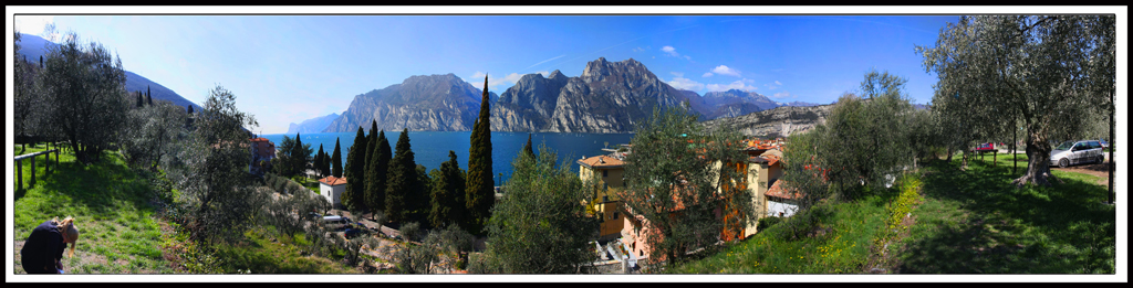 Panorama vom Gardasee