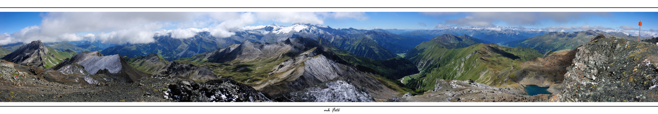 Panorama vom Geier Richtung Zillertaler Alpen