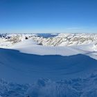 Panorama vom Gipfel des Schwarzenstein 3369m