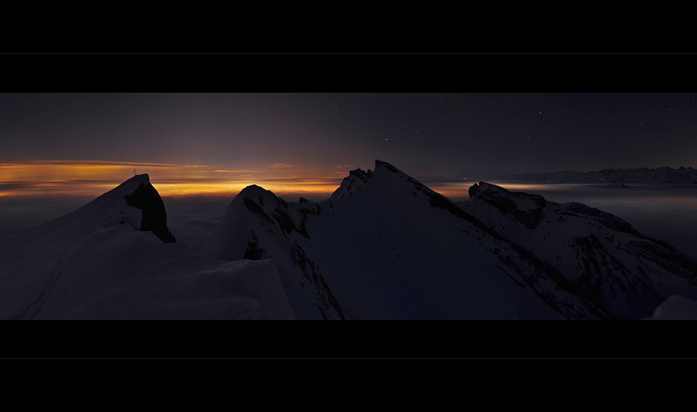 Panorama vom Gipfel des Widderfelds, 2076 müM, Zentralschweiz