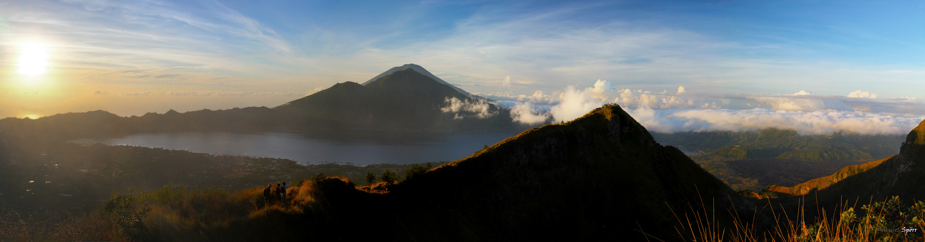 Panorama vom Gunung Batur