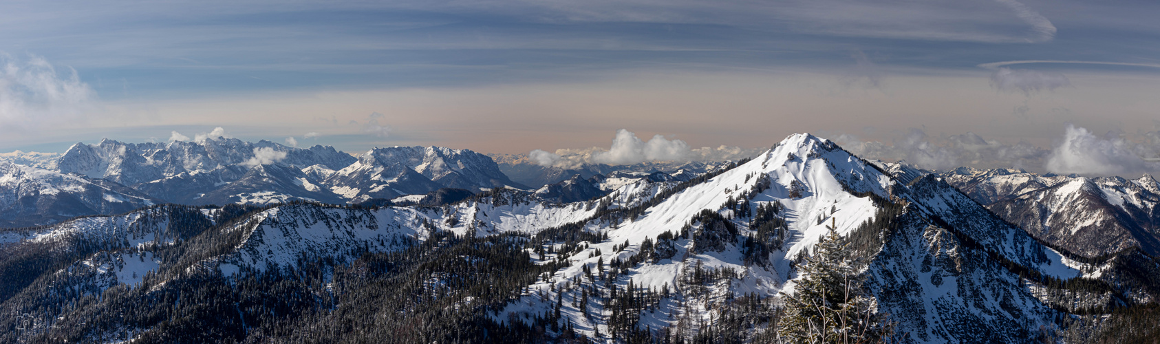 Panorama vom Hochfelln