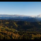 Panorama vom Hochgrath im Allgäu