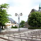 Panorama vom Innenhof Kloster Stiepel