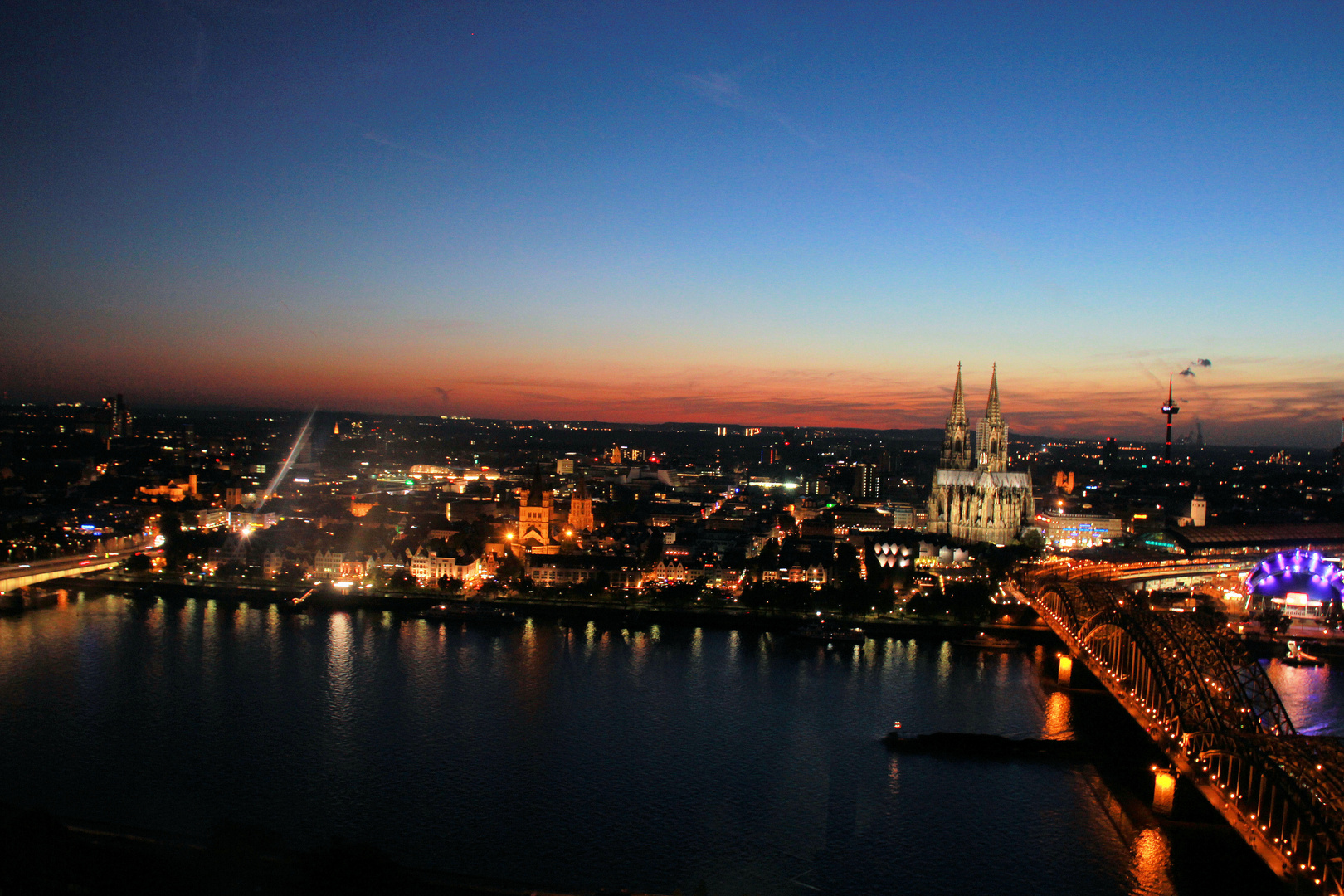 Panorama vom Kölner Dom