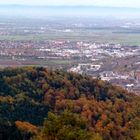 Panorama vom Königsstuhl bei Heidelberg