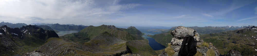 Panorama vom Kroktinden 755m