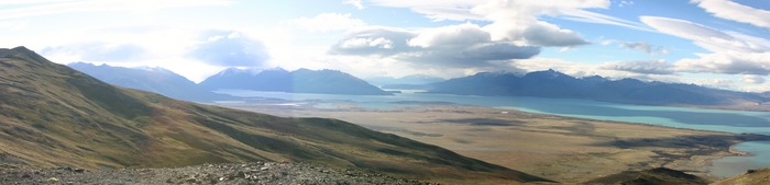 Panorama vom Lago Argentino