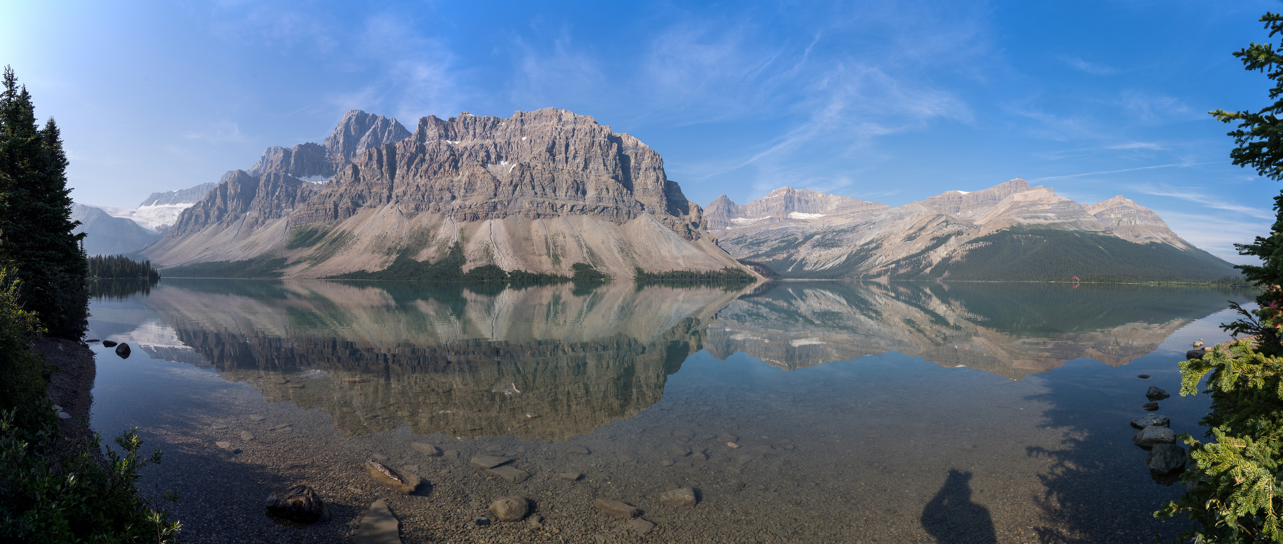 Panorama vom Lake Bow am Icefields Parkway