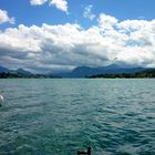 Panorama vom luzerner Seebecken aus ...