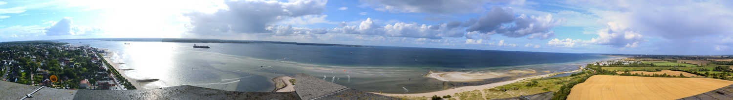 Panorama vom Marine Ehrenmal Laboe